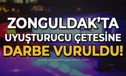 Zonguldak'ta uyuşturucu çetesine darbe vuruldu!