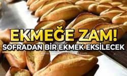 Zonguldak'ta ekmeğe zam: Sofradan bir ekmek eksilecek!