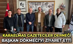 Karaelmas Gazeteciler Derneği Başkan Altuğ Dökmeci'yi ziyaret etti