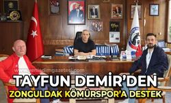 Tayfun Demir'den Zonguldak Kömürspor'a destek