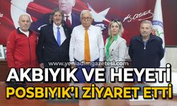 ZGC Başkanı Derya Akbıyık ve heyeti Halil Posbıyık'ı ziyaret etti