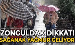 Zonguldak dikkat: Sağanak yağmur geliyor
