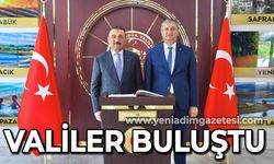 Valiler buluştu: Hacıbektaşoğlu, meslektaşı Yavuz'u ziyaret etti