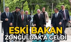 Eski Bakan Zonguldak'a geldi