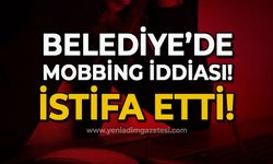 Belediye'de mobbing iddiası: Görevinden istifa etti!