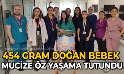 454 gram doğan bebek Mucize Öz yaşama tutundu