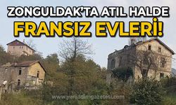 Zonguldak'ta atıl halde Fransız Evleri