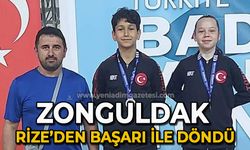 Zonguldak ekibi Rize'den başarı ile döndü