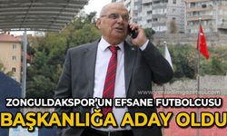 Zonguldakspor’lu efsane futbolcu başkanlığa aday oldu
