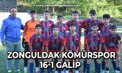 Zonguldak Kömürspor 16-1 galip
