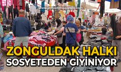 Zonguldak halkı sosyeteden giyiniyor