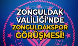 Zonguldak Valiliği'nde Zonguldakspor görüşmesi!