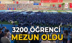 3 bin 200 öğrenci mezun oldu