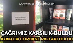 Çağrımız karşılık buldu, Ayaklı Kütüphane rafları dolduruldu