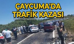 Çaycuma'da trafik kazası: İki yaralı