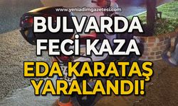 Bulvarda feci kaza: Eda Karataş yaralandı!