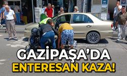 Gazipaşa'da enteresan kaza