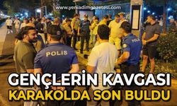 Gençlerin kavgası karakolda son buldu