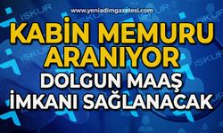 Dolgun maaşlı kabin memuru alımı yapılacak