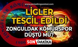 Ligler tescil edildi Zonguldak Kömürspor düştü mü?