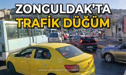 Zonguldak'ta trafik düğüm