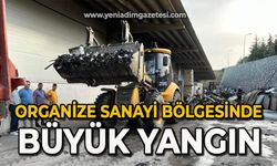 Organize sanayi bölgesinde büyük yangın