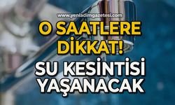 Arıza çıktı sular kesilecek