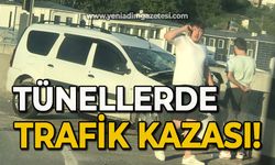 Tünellerde trafik kazası!