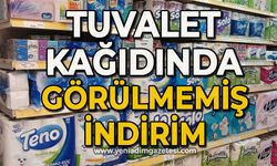 Tuvalet kağıdında görülmemiş indirim