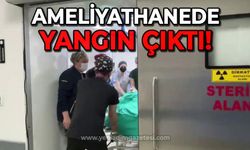 Ameliyathanede yangın çıktı!