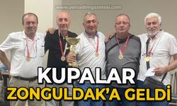 Kupalar Zonguldak'a geldi