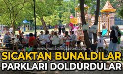 Zonguldak'ta parklar tıklım tıklım doldu