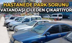 Hastanede park sorunu vatandaşı çileden çıkartıyor!