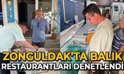 Zonguldak'ta balık restaurantları denetlendi