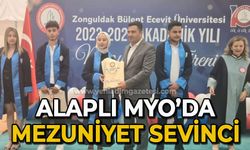 Alaplı MYO'da mezuniyet sevinci