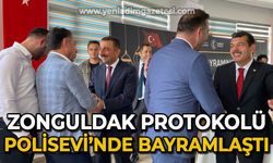 Zonguldak protokolü Polisevi'nde bayramlaştı