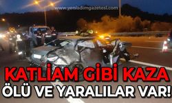 Katliam gibi kaza: Ölü ve yaralılar var!