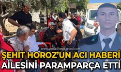Şehit Mehmet Ali Horoz'un acı haberi ailesini paramparça etti