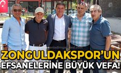 Zonguldakspor'un efsanelerine büyük vefa!