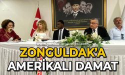 Zonguldak'a Amerikalı damat