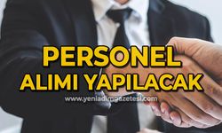 Personel alımı yapılacak