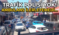 Zonguldak'ta bir trafik skandalı: Ambulanslar ilerleyemedi!