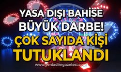 Yasa dışı bahise bir darbe daha: Çok sayıda kişi yakalandı!