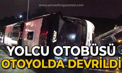 Kuzey Marmara'da yolcu otobüsü devrildi