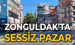 Zonguldak'ta sessiz pazar