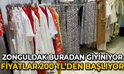 Zonguldak buradan giyiniyor: Fiyatlar 200 TL'den başlıyor