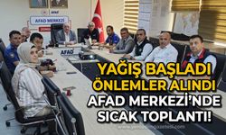 Sağanak yağış başladı, AFAD Kurulu önlemleri aldı: Zonguldak'ta sıcak toplantı!