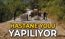 Hastane yolu yapılıyor: Çalışmalar hız kazandı