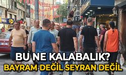 Bu ne kalabalık: Bayram değil, seyran değil!