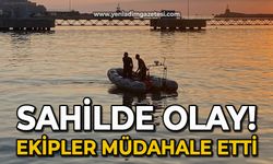 Zonguldak Sahili'nde olay: Ekipler müdahale etti